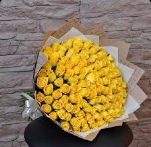bouquet 50 rosas amarillas